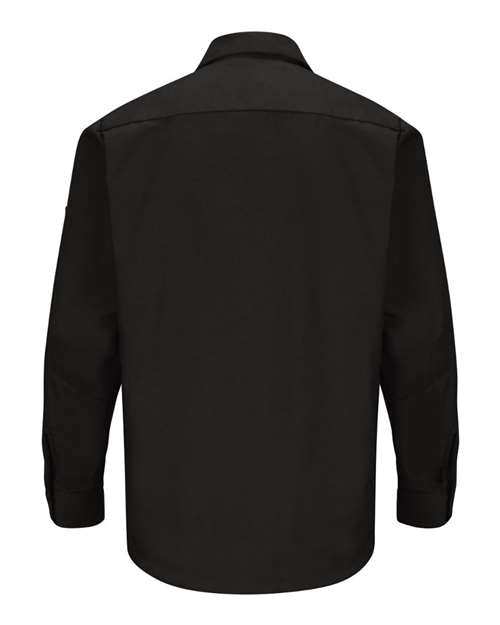 Red Kap Men's Long Sleeve Automotive Crew Shirt SY10