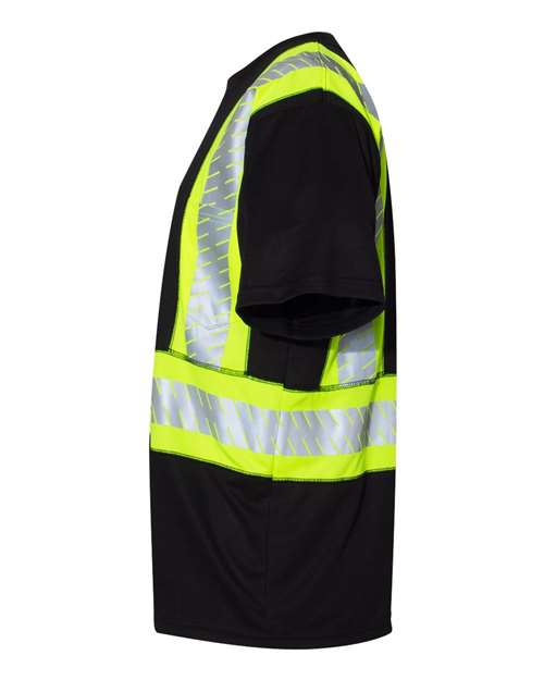 Kishigo Unisex EV Series® Enhanced Visibility Contrast Pocket T-Shirt B200-204