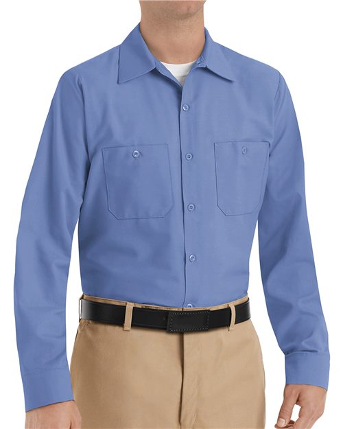 Red Kap Men's Industrial Long Sleeve Work Shirt SP14