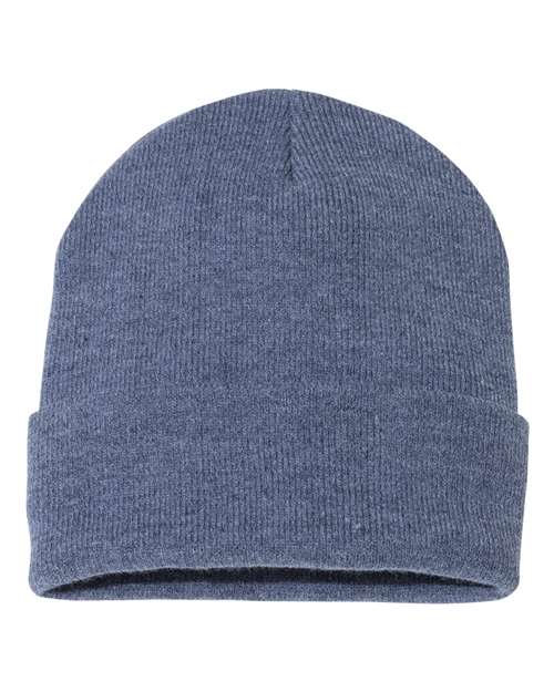 Sportsman 12" Solid Cuffed Beanie SP12