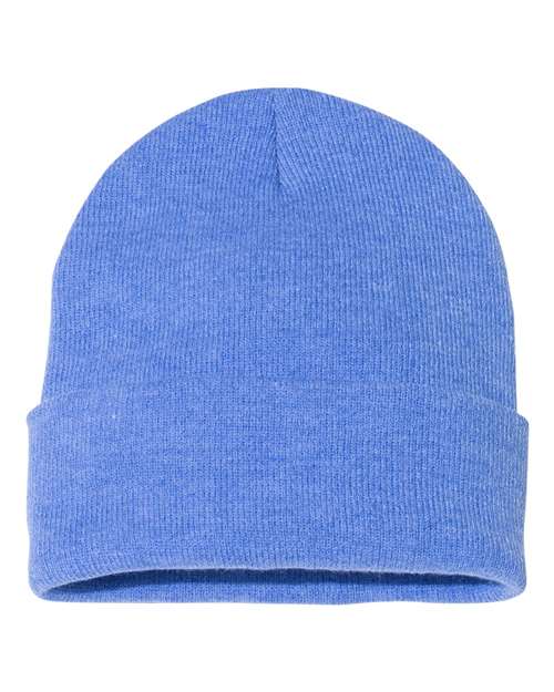 Sportsman 12" Solid Cuffed Beanie SP12