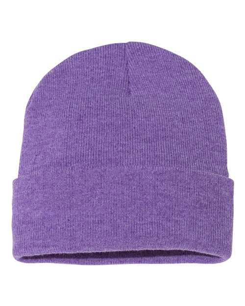 Sportsman 12" Solid Cuffed Beanie SP12