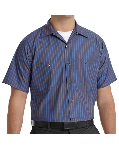 Red Kap Men's Industrial Short Sleeve Work Shirt SP24