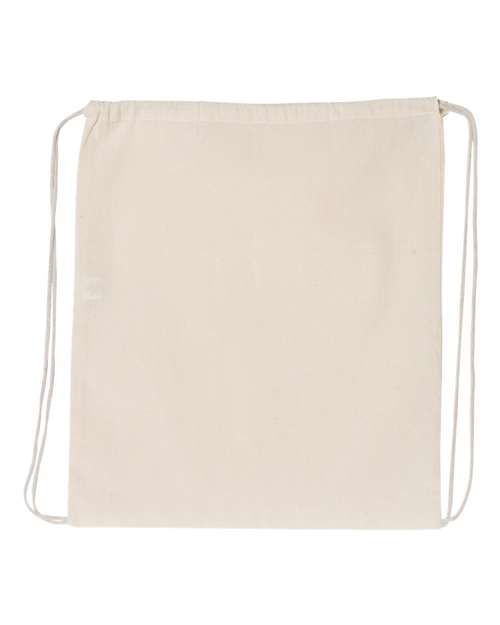 Q-Tees Large Economical Cotton Drawstring Bag Q4500L