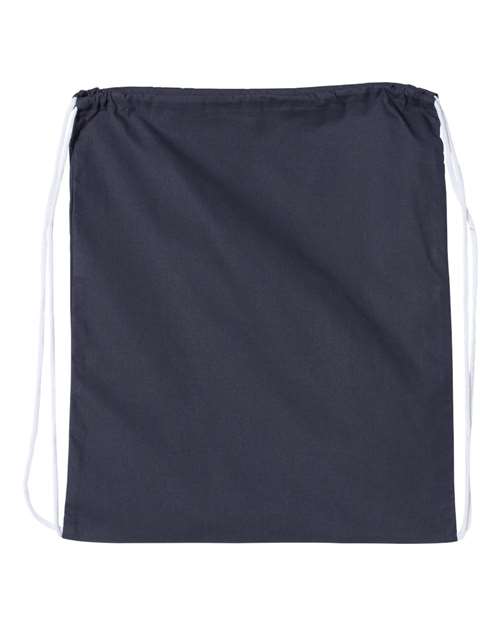 Q-Tees Large Economical Cotton Drawstring Bag Q4500L