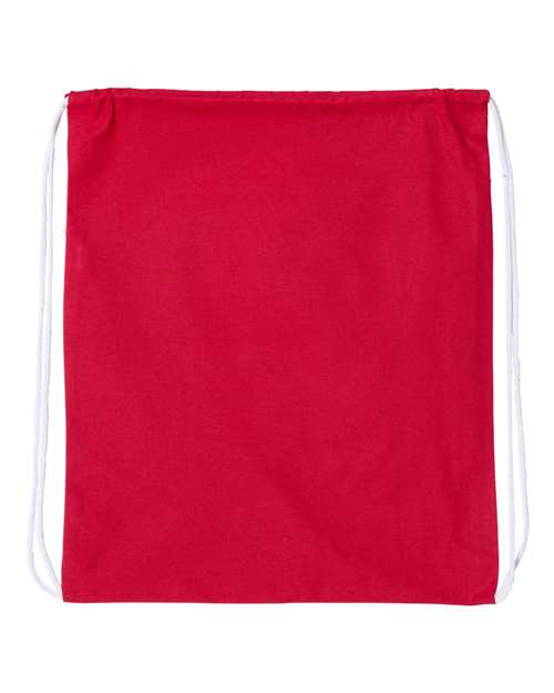 Q-Tees Large Economical Cotton Drawstring Bag Q4500L