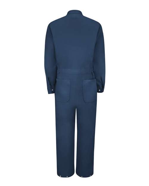 Red Kap Men's Extended Sizes Zip-Front Cotton Coverall CC18EXT