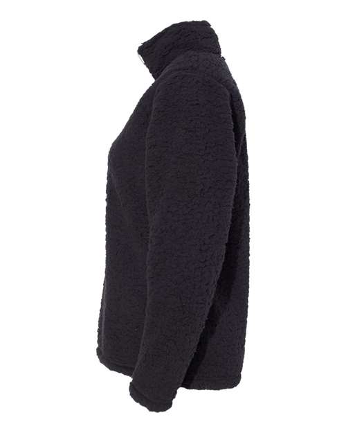 J. America Women’s Epic Sherpa Quarter-Zip Pullover 8451
