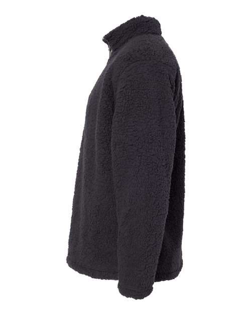 J. America Men's Sherpa Quarter-Zip Pullover 8454