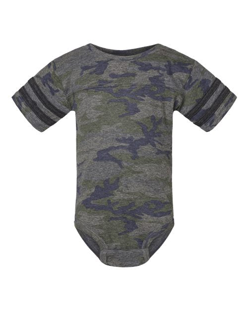 Rabbit Skins Infant Football Fine Jersey Bodysuit 4437