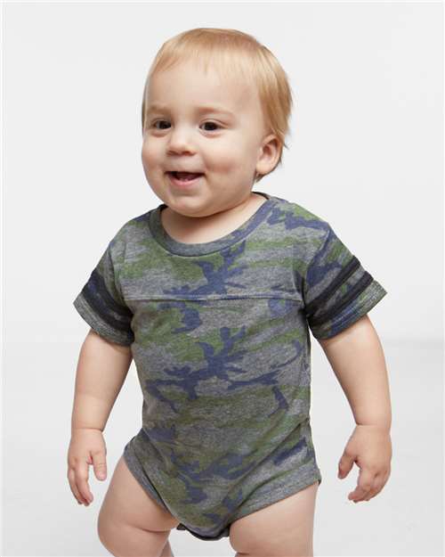 Rabbit Skins Infant Football Fine Jersey Bodysuit 4437