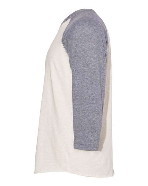 LAT Unisex Baseball Fine Jersey Three-Quarter Sleeve Tee 6930