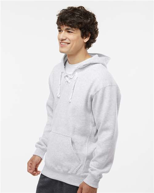 J. America Men's Sport Lace Hooded Sweatshirt 8830