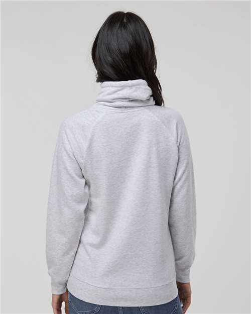 J. America Women’s Relay Cowl Neck Sweatshirt 8653