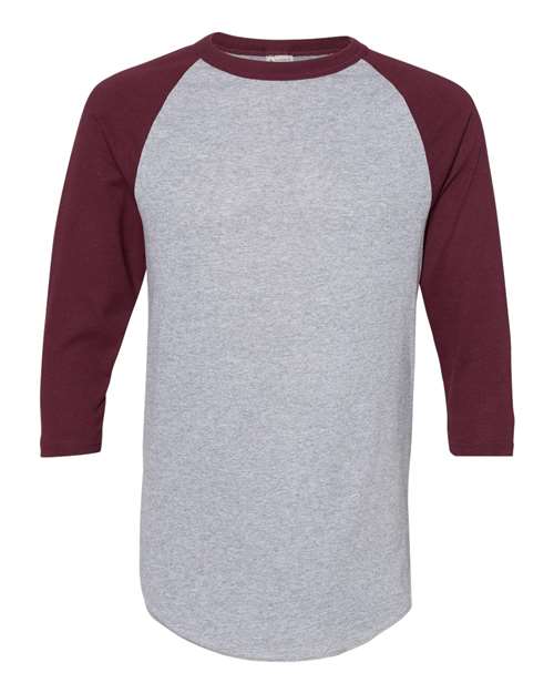 Augusta Sportswear Unisex Three-Quarter Raglan Sleeve Baseball Jersey T-Shirt 4420