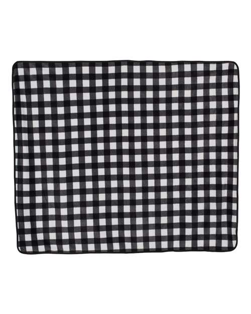 Alpine Fleece Polyester/Nylon Patterned Picnic Blanket 8702