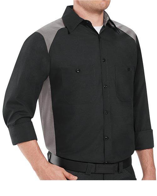 Red Kap Men's Tall Motorsports Shirt SP18T