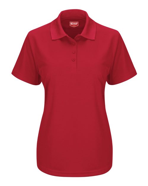 Red Kap Women's Performance Knit Pocketless Core Polo SK97