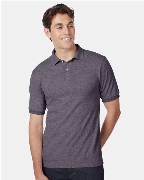 Hanes Unisex EcoSmart® Jersey Polo 054X