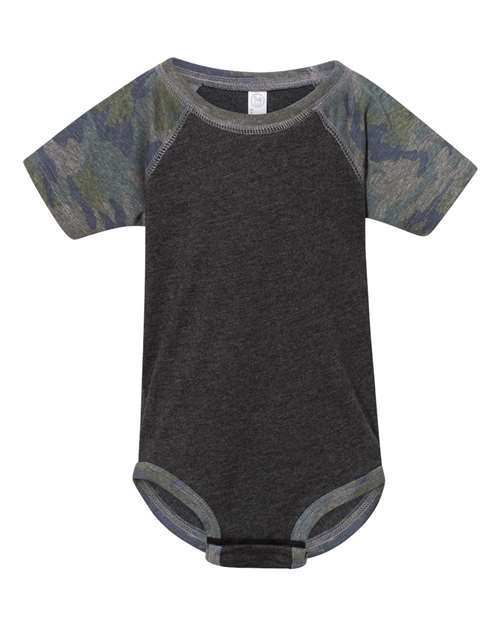 Rabbit Skins Infant Baseball Fine Jersey Bodysuit 4430