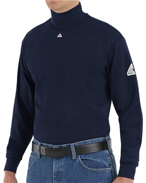 Bulwark Men's Tagless Mock TurtleNeck - EXCEL FR SEK2