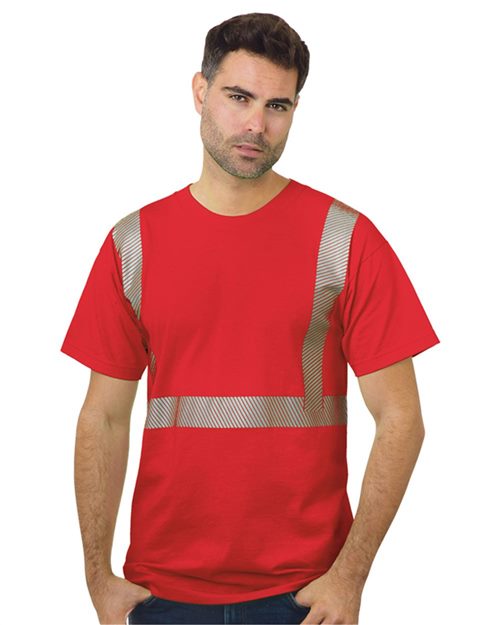 Bayside Unisex USA-Made Hi-Visibility Comfort Trim T-Shirt 3700