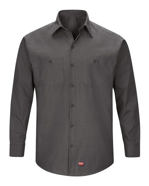 Red Kap Men's Mimix™ Long Sleeve Work Shirt SX10