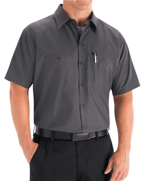 Red Kap Men's Mimix™ Short Sleeve Work Shirt SX20