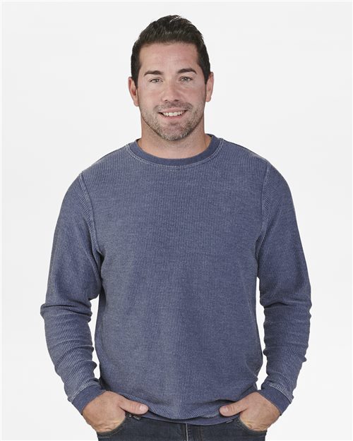 Boxercraft Unisex Corded Crewneck Sweatshirt D02