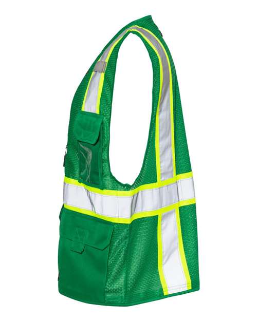 Kishigo Unisex EV Series® Enhanced Visibility Multi-Pocket Mesh Vest B100-111