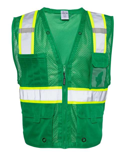 Kishigo Unisex EV Series® Enhanced Visibility Multi-Pocket Mesh Vest B100-111