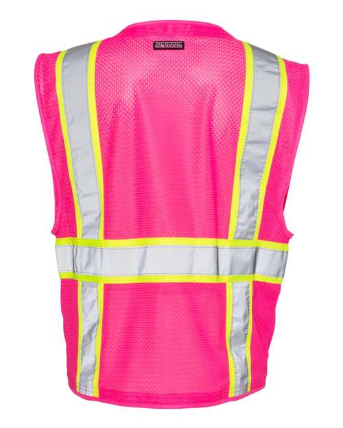 Kishigo Unisex EV Series® Enhanced Visibility Multi-Pocket Mesh Vest B100-111