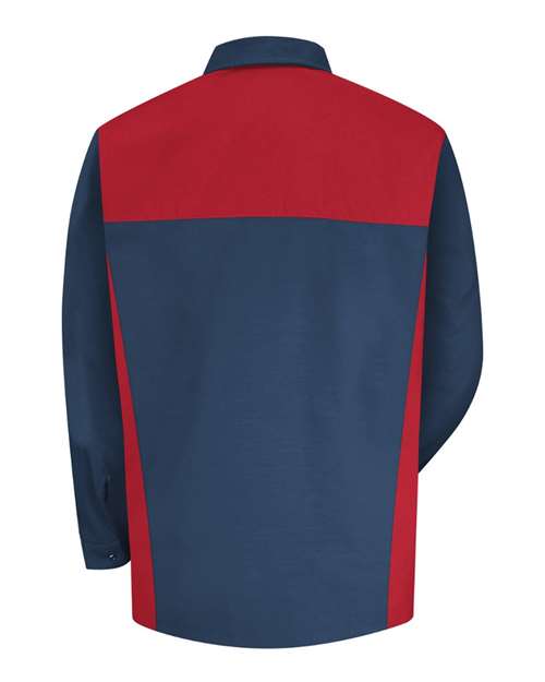 Red Kap Men's Tall Motorsports Shirt SP18T
