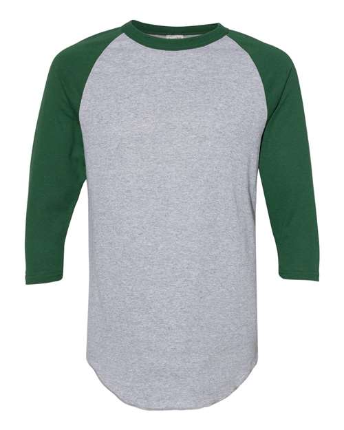 Augusta Sportswear Unisex Three-Quarter Raglan Sleeve Baseball Jersey T-Shirt 4420