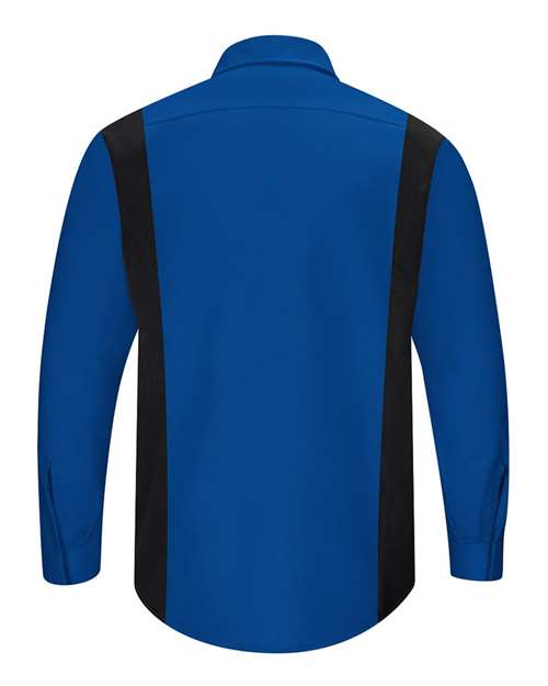 Red Kap Men's Tall Performance Plus Long Sleeve Shirt with OilBlok Technology SY32T