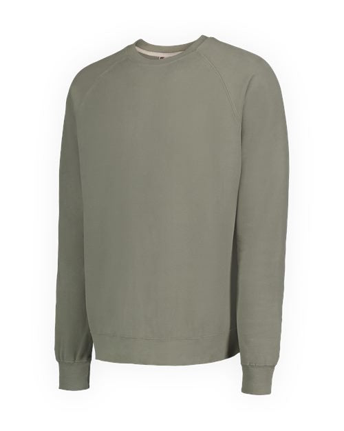 MV Sport Unisex Vintage Fleece Raglan Crewneck Sweatshirt 17116