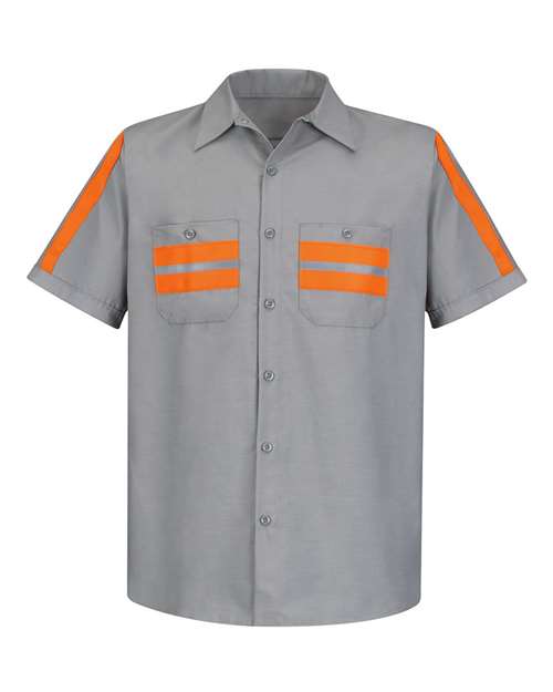 Red Kap Men's Enhanced Visibility Industrial Work Shirt SP24E