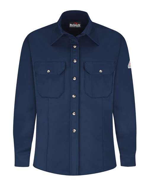 Bulwark Women's Midweight Dress Uniform Shirt SLU3