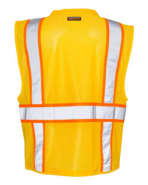 Kishigo Unisex EV Series® Enhanced Visibility Multi-Pocket Mesh Vest B100-111