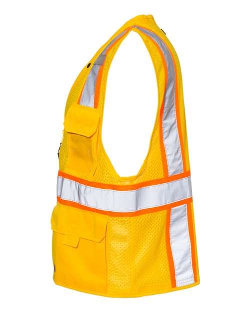 Kishigo Unisex EV Series® Enhanced Visibility Multi-Pocket Mesh Vest B100-111