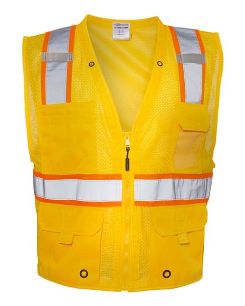 Kishigo Unisex EV Series® Enhanced Visibility Multi-Pocket Mesh Vest B100-111
