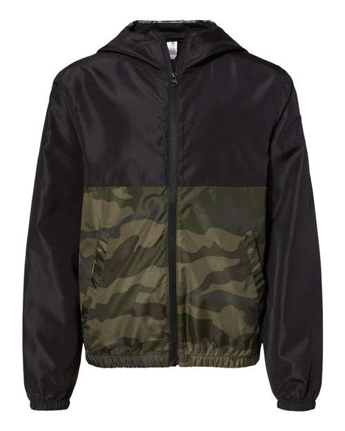 Independent Trading Co. Youth Lightweight Windbreaker Full-Zip Jacket EXP24YWZ