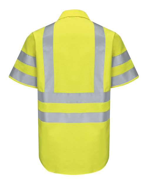 Red Kap Men's Enhanced & Hi-Visibility Work Shirt SY24
