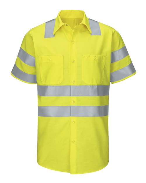 Red Kap Men's Enhanced & Hi-Visibility Work Shirt SY24