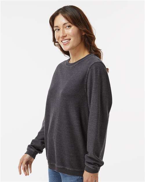 Boxercraft Unisex Corded Crewneck Sweatshirt D02