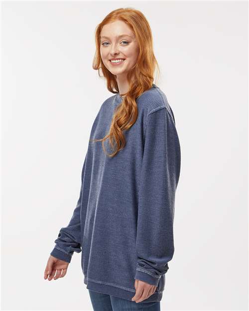 Boxercraft Unisex Corded Crewneck Sweatshirt D02