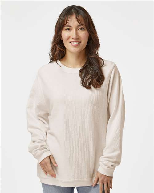 Boxercraft Unisex Corded Crewneck Sweatshirt D02