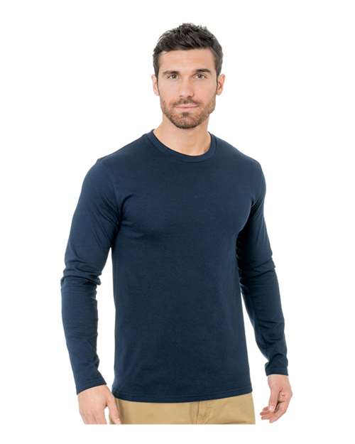 Bayside Unisex Fine Jersey Long Sleeve T-Shirt 9550
