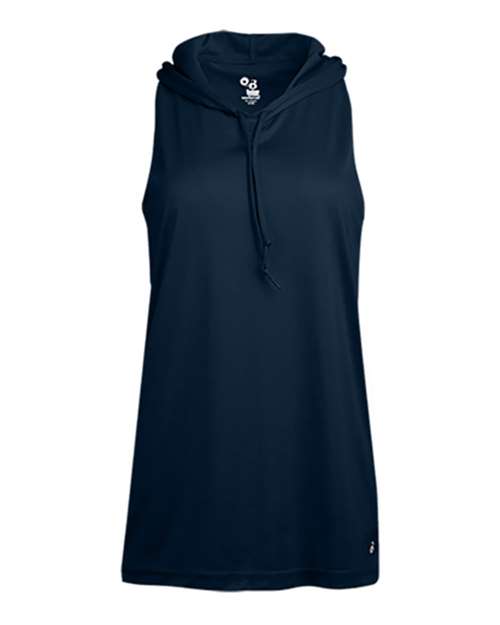 Badger Women's B-Core Racerback Hooded Tank Top 4111