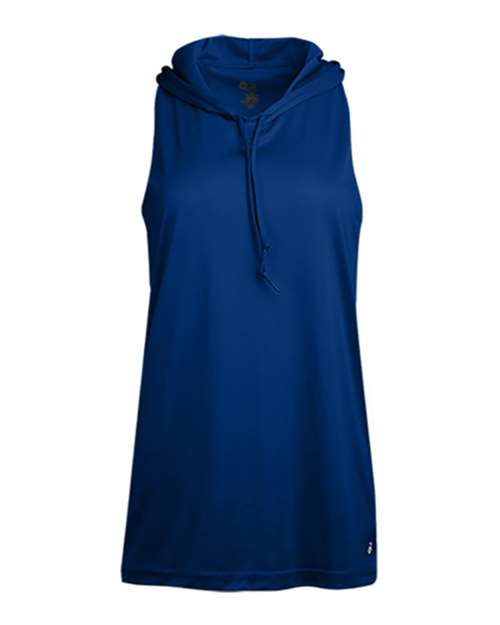 Badger Women's B-Core Racerback Hooded Tank Top 4111